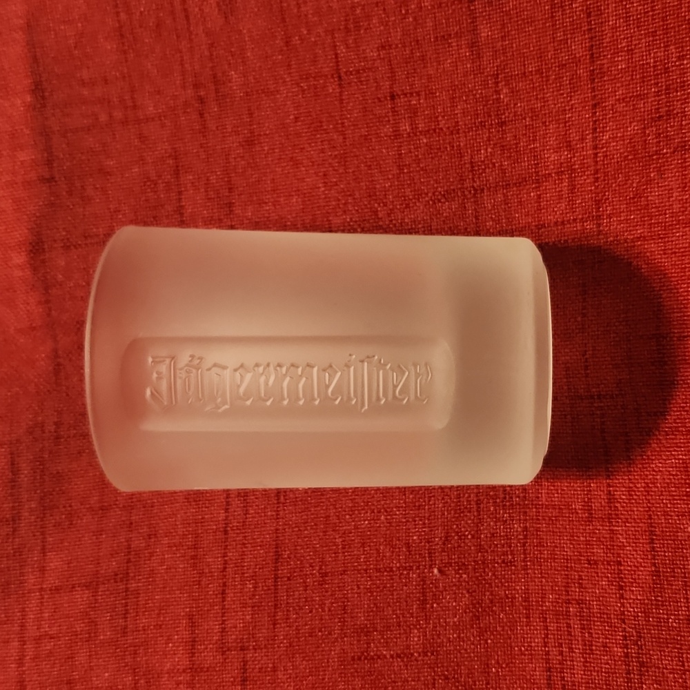 Jagermister frosted shot glass